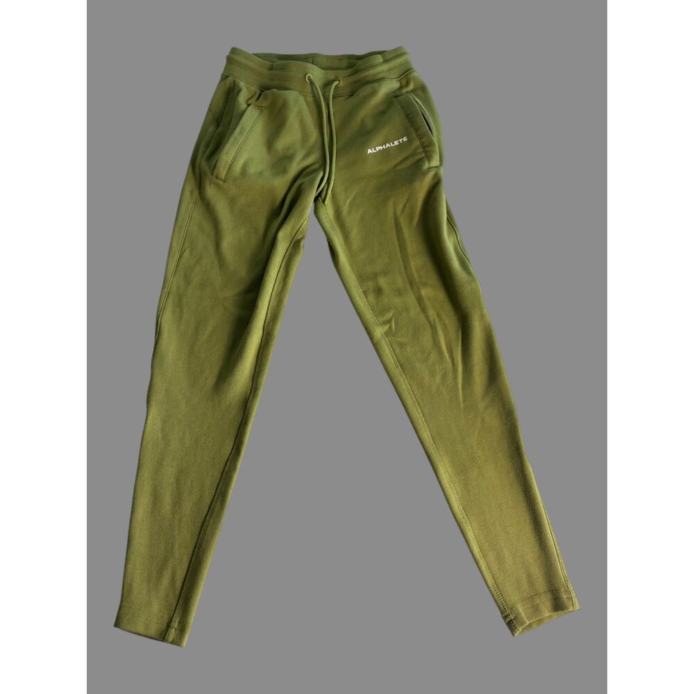 Alphalete Women's Olive Green Slim Fit Jogger Sweatpants Size XS